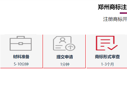 鄭州高新區(qū)商標(biāo)注冊時間流程