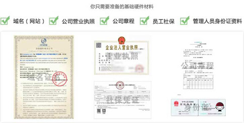 icp牌照和app辦理材料